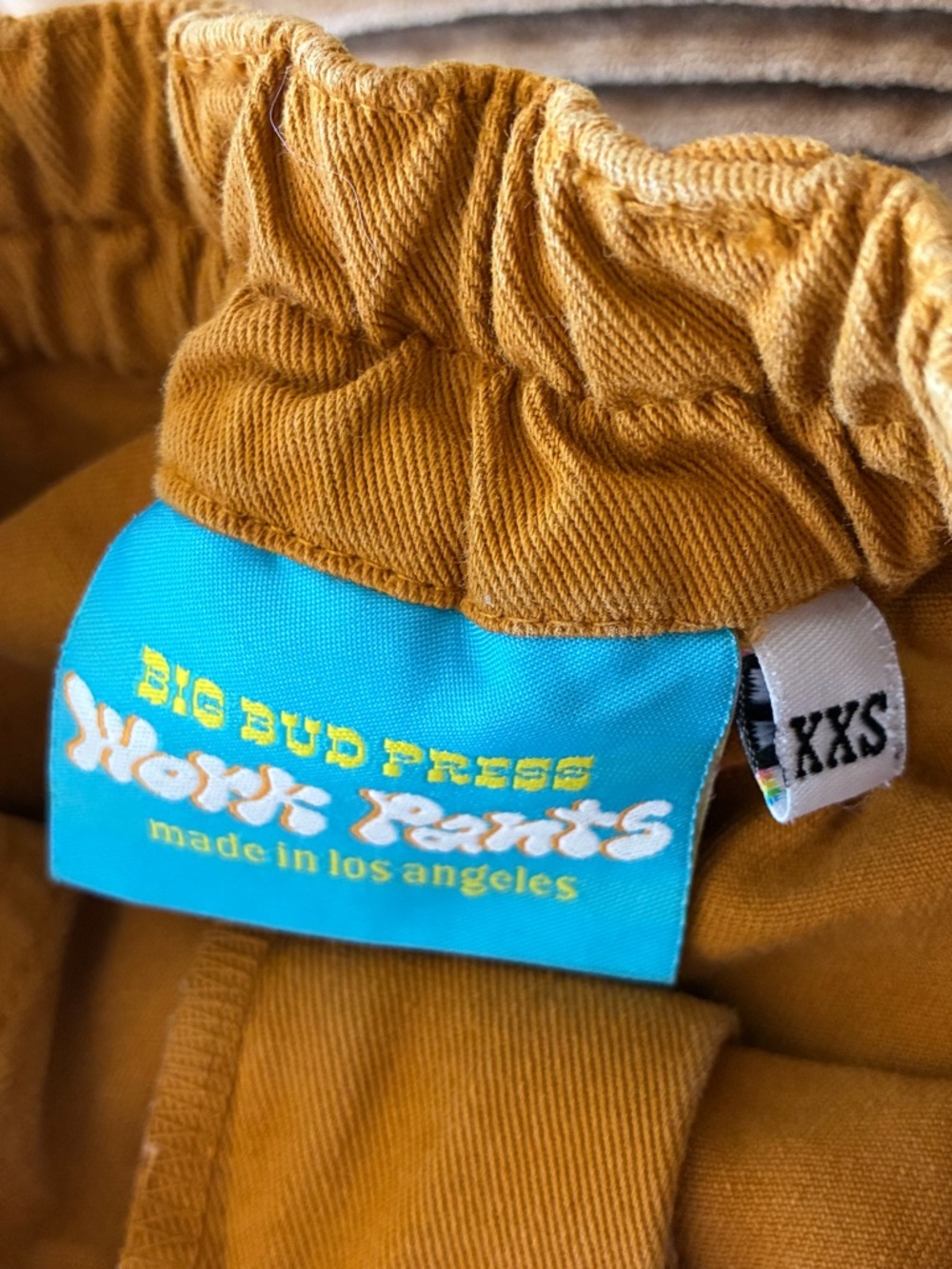 Big Bud Press Work Pants in Spicy Mustard XXS - Picture 5 of 8